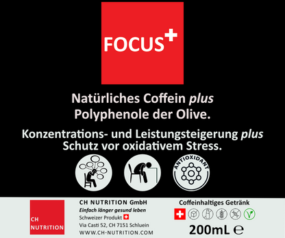 FOCUS - Natürliches Coffein plus Polyphenole der Olive