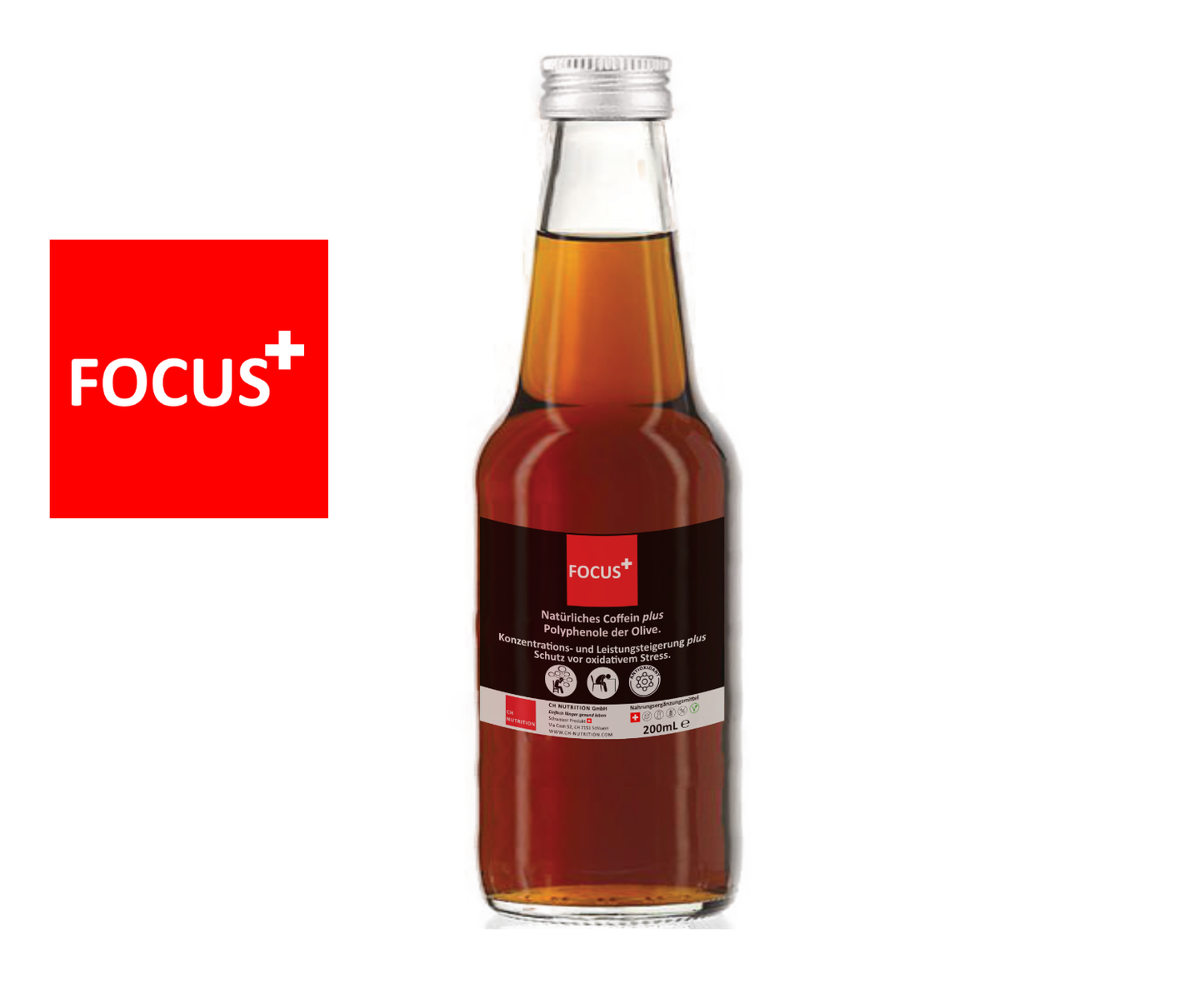 FOCUS - Natürliches Coffein plus Polyphenole der Olive